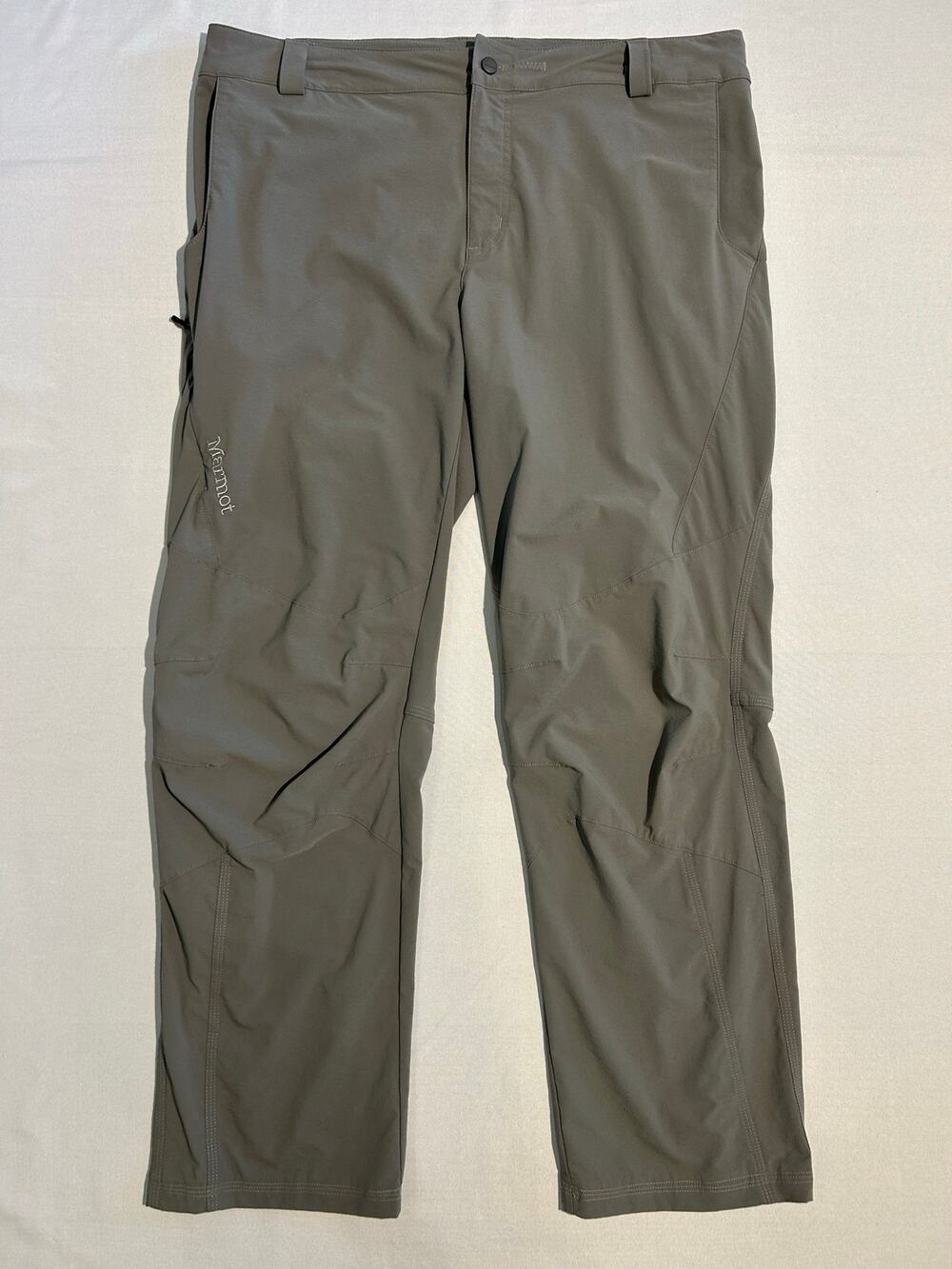 Marmot Lightweight Nylon Hiking Pants Grey XL